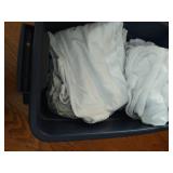 Toiletries, First Aid Supplies, Vintage J.C. Higgins Travel Kit, and White T-Shirts