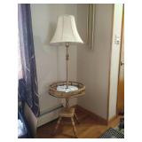 Round Side Lamp Table