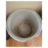 #5 Redwing Crock, (2) Vintage Butter Churns, and Fish Crock