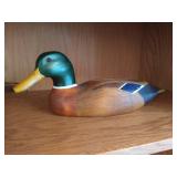 Signed Wooden Mallard