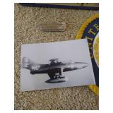 Military Lot - Model, Patch, Photo, and Pin