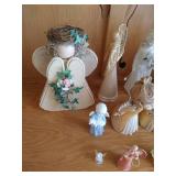 Large Lot of Angel Figurines