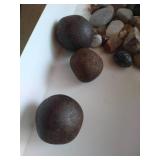 Lot of Rocks and Steel Balls