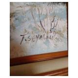 Framed Original Oil Painting