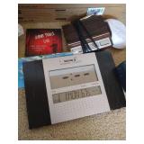 Misc. Lot - Road Atlas, Tripod, Atomic Clock, Etc.