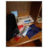 Office Cabinet/Desk With Printer and Supplies