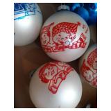 (9) Shiny Brite Ball Ornaments