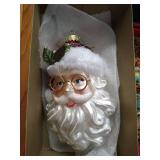 (5) Boxes Misc. Vintage, Blown Glass, and Handmade Ornaments