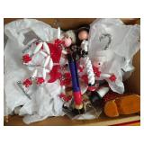 (5) Boxes Misc. Vintage, Blown Glass, and Handmade Ornaments