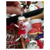 (5) Boxes Misc. Vintage, Blown Glass, and Handmade Ornaments