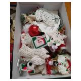 (5) Boxes Misc. Vintage, Blown Glass, and Handmade Ornaments