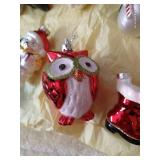 (12) Blown Glass Ornaments