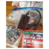 Bin of Lights, Light Hooks, Etc.