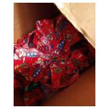 3 Foot Christmas Tree with Lights, Decorations, Bows, Angel Tree Topper, Etc.