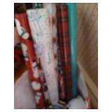 Christmas Floral Baskets, Wreaths, Garland, Musical Carol Clock