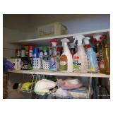 Left Side of Closet - Cleaning Supplies, Chemicals