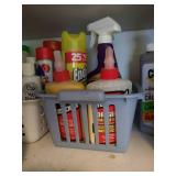 Left Side of Closet - Cleaning Supplies, Chemicals