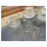 Glass Cannisters and Pasta Keeper