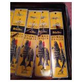 (9) Vintage Weller Fishing Lures in Packaging