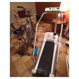 Schwinn Exercise Bike, Leg Weights, & Life Strider 3325 Treadmill
