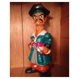 (3) Vintage Pirate Liquor Decanters