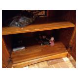 Nice Wooden Cabinet with TV & Cables
