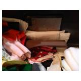 Case of Vintage Fabrics & Clothes