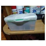 Desk With Craft Supplies