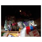 Desk With Craft Supplies