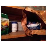 (2) Shelvs Canning/Pickling Items