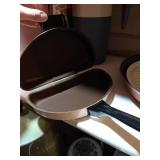 Mixed Kitchen Lot - Frying Pan, Vintage Ketchup Bottle, Thermos, Etc.