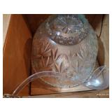 Punch Bowl with Glasses and Ladle