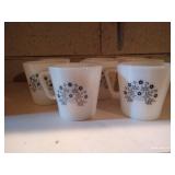 (8) Vintage Pyrex Mugs