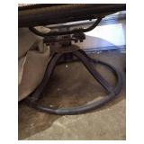 4 Brown Swiveling Patio Chairs with Covers