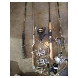 (7) Rods & (9) Reels Fishing Lot