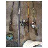 (7) Rods & (9) Reels Fishing Lot