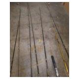 (7) Rods & (9) Reels Fishing Lot