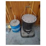 Sears Kerosene Heater & Kerosene Fuel Can