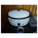 Metal Shelf & Contents