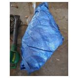 Leaf Blower, Hedge Trimmer, Tarp, Fan, & Extension Cord