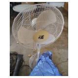 Leaf Blower, Hedge Trimmer, Tarp, Fan, & Extension Cord