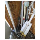 Shelves of Misc. Fluids & Cleaning Tools