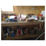 2 Shelves of Tools, Hardware, & Misc.