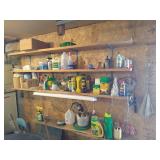 Wall of Misc. Fluids & Paper Products