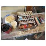 1.5 Ton Hydraulic Jack, Fishing Tackle, Etc.