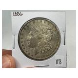 1886 Silver Morgan Dollar 1886 Silver Morgan Dollar