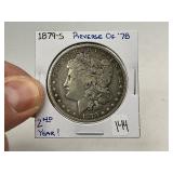 1879-S Rev '78 Silver Morgan Dollar 1879-S Rev '78 Silver Morgan Dollar