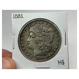 1881 Silver Morgan Dollar 1881 Silver Morgan Dollar