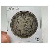 1891-O Silver Morgan Dollar 1891-O Silver Morgan Dollar