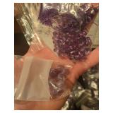 Collection of Amethyst Gemstone Beads in Assorted Shapes and Sizes
